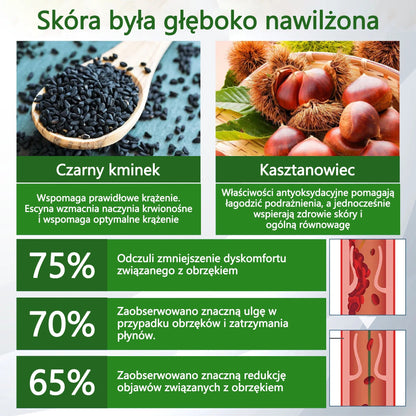 🌿ATTDX® Krem ziołowy łagodzący obrzęki z czarnuszką