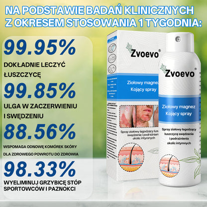 ✅ Oficjalny Sklep: Zvoevo® Magnezowy Ziołowy Spray na Łuszczycę ⚕️ Certyfikowany przez FDA (Łagodzi łuszczycę i egzemę, poprawia infekcje bakteryjne w okolicach intymnych, leczy trądzik i brodawki, łagodzi ból stawów i ból neuropatyczny)